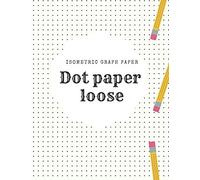 Dot paper loose: Letter Dot Paper Blank Graphing, Writing Paper Notebook, Double Sided, Isometric Graph Paper Dots, Bullet Journaling