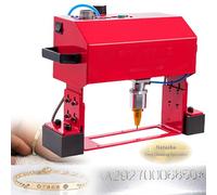 Dot Peen Marking Machine, Pneumatic Engraving Printer for Metal Labels, Depth 0.01-1mm for Logo Tags, Serial Numbers, VIN Code, Chassis Number