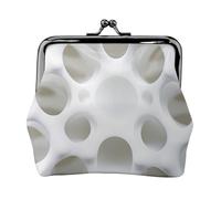 Dot Print Coin Purse Cell Phone Pouch Clasp Wallet Handbags Buckle Kiss Lock Key Women Bag