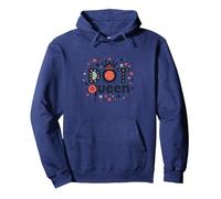 Dot Queen: Polka Dot Royalty for Trendy Women Pullover Hoodie, Adult Unisex, Navy, M