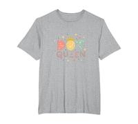 Dot Queen: Royal Pastel Polka Dot Charm for Girls T-Shirt, Men's Big and Tall, Heather Grey, 6X Tall