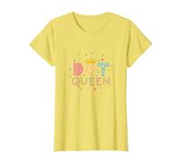 Dot Queen: Royal Pastel Polka Dot Charm for Girls T-Shirt, Women, Lemon, S