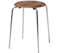 Dot Stool Fritz Hansen Chrome - Walnut - 5704890401064
