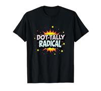 Dot-Tally Radical: Explosive Pop Art for Bold Rebels T-Shirt, Men, Black, S
