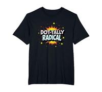 Dot-Tally Radical: Explosive Pop Art for Bold Rebels T-Shirt, Men's Big and Tall, Black, 4X Tall