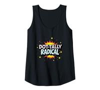 Dot-Tally Radical: Explosive Pop Art for Bold Rebels Tank Top, Women, Black, S