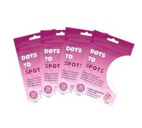 Dot To Spots Pimple Patches - Stocking Fillers - Pack of 36 Translucent Hydrocolloid Spot Treatment Stickers for Face - Fast-Acting (144 Dots)