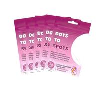 Dot To Spots Pimple Patches - Stocking Fillers - Pack of 36 Translucent Hydrocolloid Spot Treatment Stickers for Face - Fast-Acting (180 Dots)