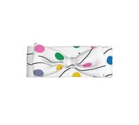 Dot Wave Baby Bow Headband-Soft Stretchy for 0-6 Months