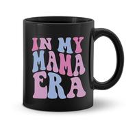 DOTAIN Groovy in My Mama Era Mug - Perfect Mom Gifts for Mothers Day or Birthday, 11 oz Black