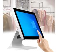 Dotauge Point Of Cash Register 15" Touch Screen Retail And Restaurant POS Terminal Machine for Store Club Sale Terminal(White)