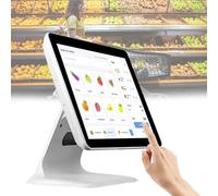 Dotauge Restaurant POS Terminal Machine Black Cash Register 15”Touch Screen for Office POS Restaurant(White)