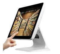 Dotauge Small Business Cash Register Point of Sale Terminal 15”Touch Screen for Retail And Restaurant POS Terminal(White)