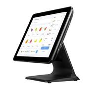 Dotauge Smart Cash Register 15”Touch Screen POS System For Small Business Point of Sale Terminal with Windows 10 Professional for Retail(Black)