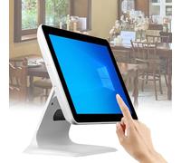 Dotauge Smart Cash Register 15”Touch Screen POS System Retail Restaurant POS Terminal Machine for Restaurant Bar Cafe Large Small Business(White)