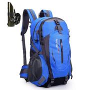 DOTBUY 40-50L Ultra Lightweight Backpack Foldable Hiking Daypack Water Resistant Rucksack Travel Day Bag for Men Women Outdoor Camping Mountaineering Walking Cycling Climbing (50L,Blue)