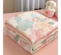 DOTBUY-SHOP Cooling Quilted Bedspreads, Quilt Bed Throws Quilted Throw Summer Comforter for Single Double Super King Children's Bed, for Hot Sleepers (Light pink,100x150cm)