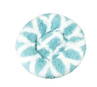 DOTBUY-SHOP Large Dog Bed Washable, Soft Comfy Cat Bed Felt Donut Dog Bed, Pet Bed With Slip-Resistant Bottom, Orthopedic Dog Beds Gift for Small Dogs and Cats (40cm,Blue Texture)