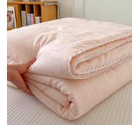 DOTBUY-SHOP Quilted Bedspreads, Cooling Quilt Bed Throws Quilted Throw Summer Comforter for Single Double Super King Children's Bed, for Hot Sleepers (Retro Sky Blue,200x230cm)