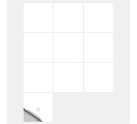 DOTBUY-SHOP Tile Stickers for Kitchen, Solid Color Bathroom Tile Wall Stickers 10 Pack Waterproof Oil-Proof PVC Self Adhesive Peel and Stick Wall Panels for Decoration Home (White,10x10cm)