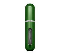 Dotcom Living Refillable Perfume Atomizer Bottle Travel Scent Pump Portable Spray Mini Case (Green)