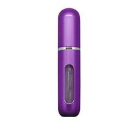 Dotcom Living Refillable Perfume Atomizer Bottle Travel Scent Pump Portable Spray Mini Case (Purple)