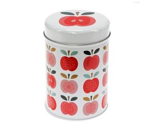 dotcomgiftshop Canister storage tin - Vintage Apple