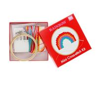 dotcomgiftshop Mini Cross-Stitch kit - Rainbow