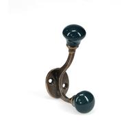 dotcomgiftshop Rex London Ceramic Double Hook - Blue