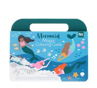 dotcomgiftshop Rex London Magic Water Colouring Cards - Mermaid
