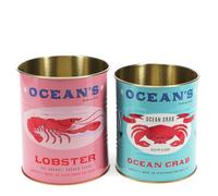 dotcomgiftshop Rex London Medium storage tins (set of 2) - Ocean's Brand