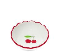 dotcomgiftshop Rex London Scalloped ceramic trinket dish (9cm) - Cherry