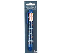 dotcomgiftshop Sharks Six Colour Pen