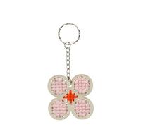 dotcomgiftshop Stitch Your own Wooden Keyring - Daisy