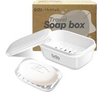Doter Travel Soap Case, Leakproof Soap Container with Lid, Portable Bar Soap Holder for Traveling, Soap Dishes for Bathroom, Shower, Gym, School, Camping, Vacation, Outdoor