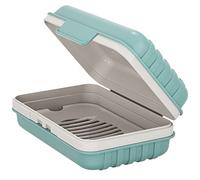 Doter Travel Soap Holder with Lid - Draining Soap Box for Shower -Compact Travel Soap Case Leak-Proof Design for Camping, Hiking, Gym & Outdoor Use | Keeps Soap Dry & Hygienic