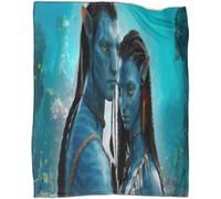 DOTERO Avatars Blanket 150 x 200 cm, 3D Printed Soft Cuddly Polyester Fleece Blanket for Bed, Couch, Travel, Camping, Film Blankets