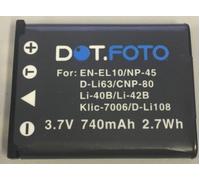 Battery for Casio NP-80 / NP-82 / NP-82DBA / Kodak LB-012