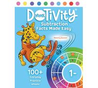 Dotivity Wheel: Subtraction Facts Made Easy Beginner Math Dotmarkers Activity Book For Kids Ages 5-7
