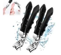 Dotmalls ClipMaster Pro, 2024 New Long Handle Ergonomic Angled Head Senior Toenail Clipper, Clipmaster Pro Toenail Clippers, Outfany Nail Clippers for Seniors Thick Toenails (2pcs)