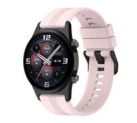 Dotoen Compatible with Honor Watch GS 3 Adjustable Silicone Back up Wrist Strap for Honor Watch GS Pro/Honor MagicWatch 2 46mm/Alaxy Watch 42mm/Ear S3 Frontie 22mm (Hell-Pink)