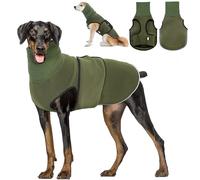 Dotoner 2-in-1 Calming Dog Anxiety Jacket with Soft Ear Muffs Hood and Reflective Strips for Noise and Stress Relief