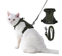 Dotoner Cat Harness and Leash Set Escape Proof,Adjustable Soft Vest for Walking, Reflective Kitten Harness with Leash Set for Small to Large Cats for Outdoor Adventures