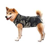 Dotoner Hospital Suit for Dogs Cats Puppy Wound Protector Medical Clothing Post Surgery Replacement Collar and Cones (XXXL, Camouflage)