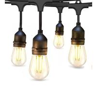 Dotrvmp Garden String Lights 96FT/30m Festoon Lights Outdoor 【Heavy-Duty】
