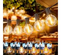 Dotrvmp LED Festoon Lights Outdoor 65FT/20M String Lights Shatterproof
