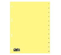 dots 844212-4132-03 Cardboard Reg, 1-12, 12 Pieces, VF, Yellow
