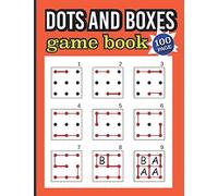 dots and boxes game book: Pigs in a Pen Blank Pages the size one 9x9 two 6x6 This is a game for two players.