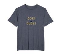Dots & Dudes: Playful Celebration for Fun-Lovers T-Shirt, Men's Big and Tall, Heather Blue, 2X Tall