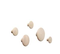 Dots Hangers Wood Oak 5 Pcs.